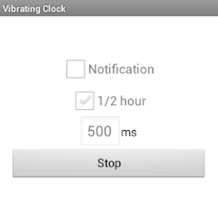 Vibrating Clock for smartwatch