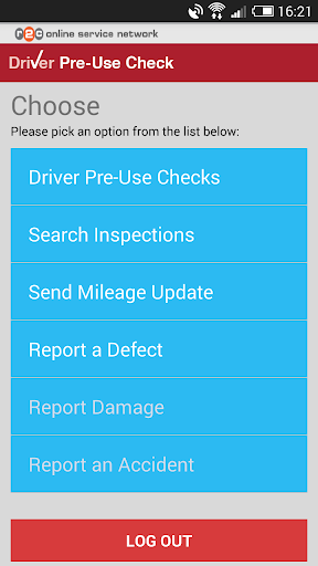 r2c Driver Pre-use Check