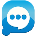 Pansi SMS solid Blue theme logo