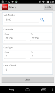 Field Acct Prog Entry JDE E1 - náhled