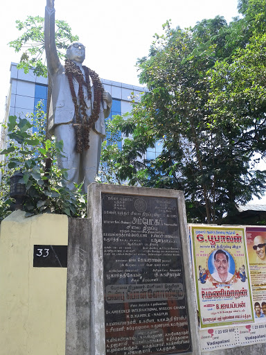Ambedkar Statue at Ashok Nagar