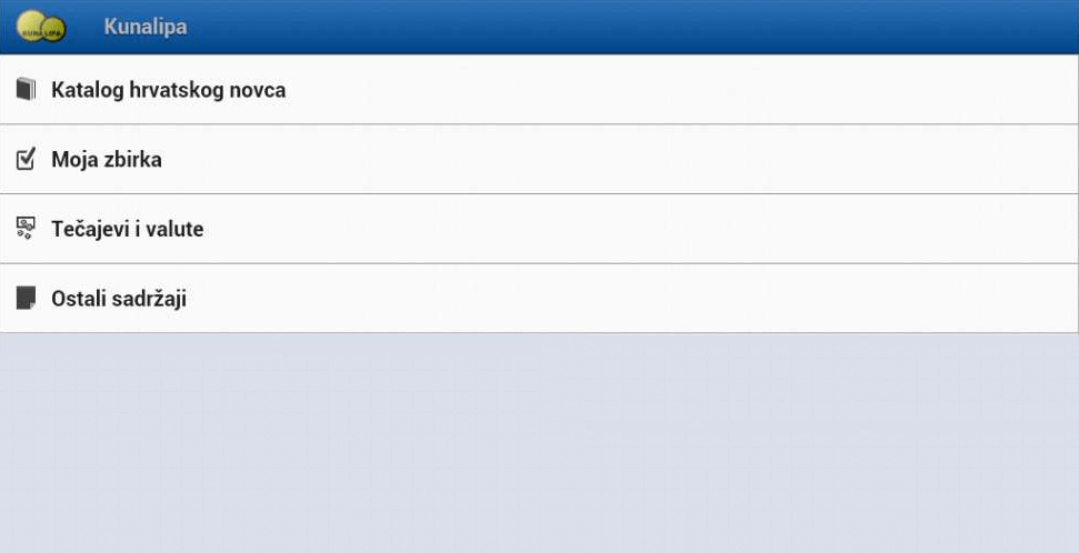    Kunalipa, numizmatika hrvatska- screenshot  