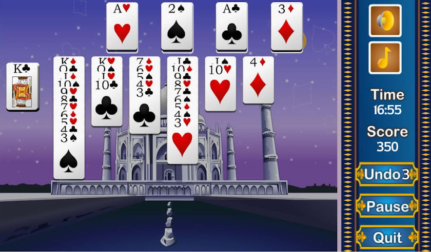 Taj Mahal Solitaire Screen 2
