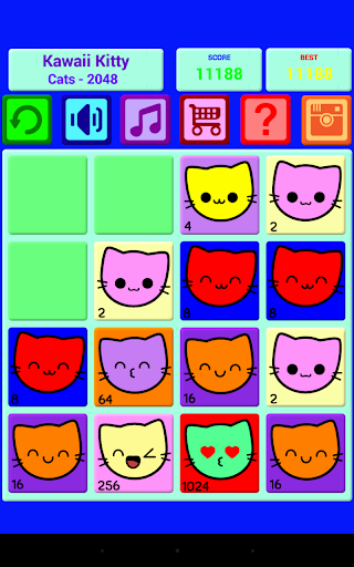 Kawaii Kitty Cats 2048 Free