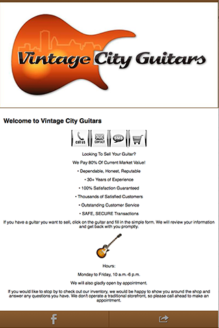 【免費音樂App】Vintage City Guitars-APP點子