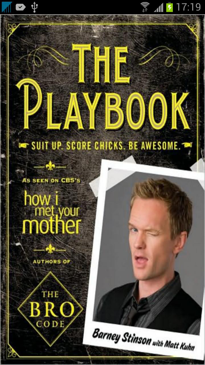 Barney-Stinson Playbook Pro Screen 1