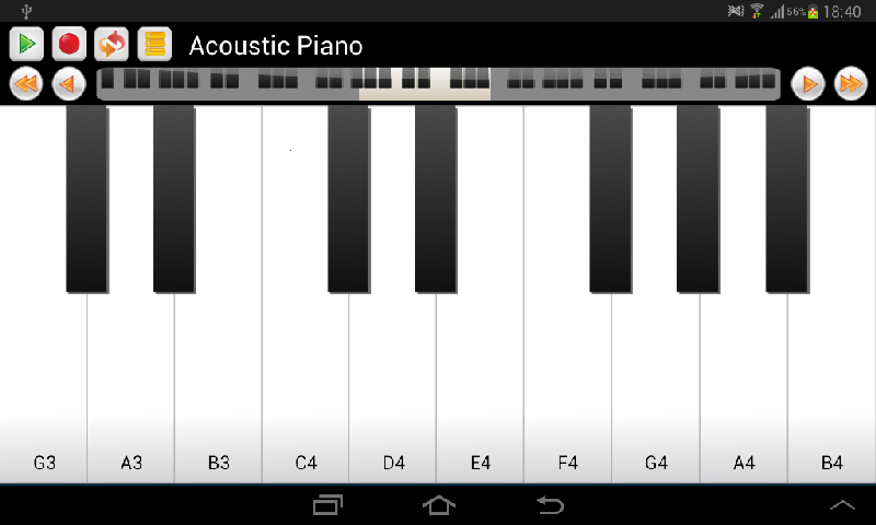 Real Piano and Keyboard Screen 1