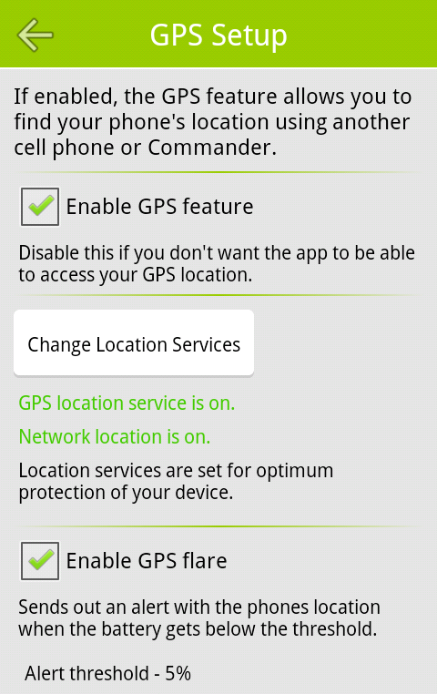 Wheres My Droid - screenshot