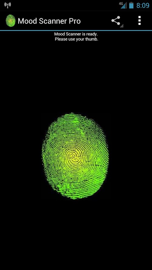 Android application Mood Scanner screenshort