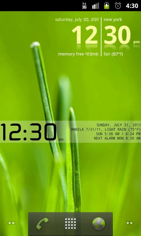 Advanced Clock Widget Pro - screenshot