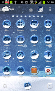 download At a Glance go launcher theme free
