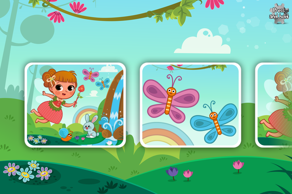 Android application Fairytale Puzzles for Toddlers screenshort