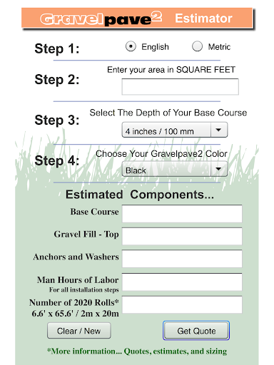 【免費商業App】Gravelpave2 Estimator-APP點子