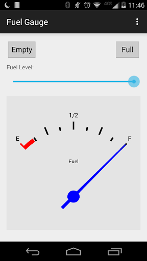 Fuel Gauge Demo Application