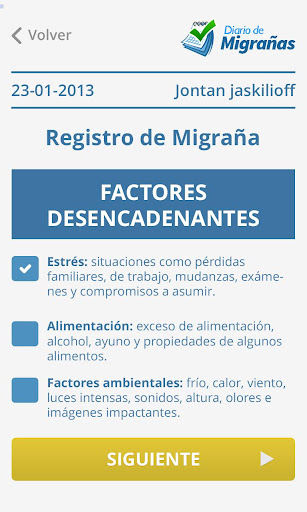 【免費健康App】Diario de migrañas-APP點子