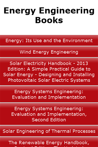 Energy Engineering Books