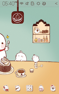 Free Molang Cafe Atom Theme APK for Android