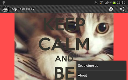 Keep Calm KITTY poster 21