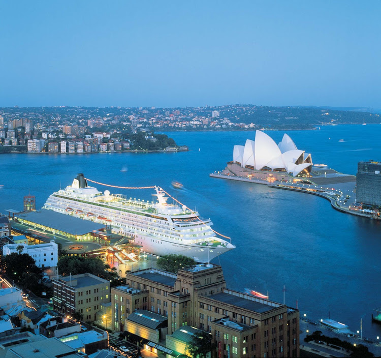 Crystal Symphony will take you right into Sydney Harbour, where you can explore the city or just enjoy the view of the lovely Sydney Opera House.