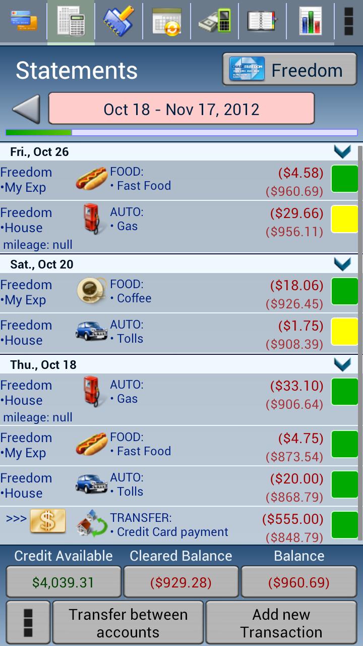 Spensa Pro. Expense Tracker Screen 3