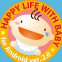 赤ちゃんにっこり Baby+Smile logo