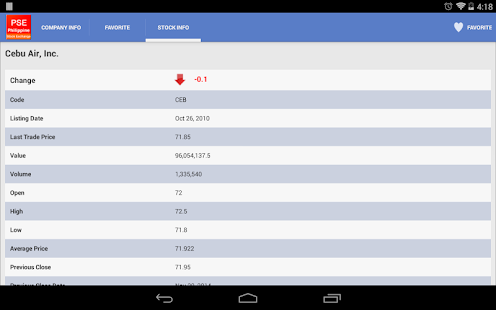 Philippine Stock Screenshots 2