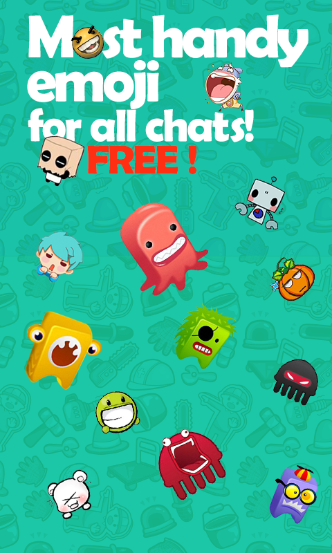 Android application Emoticons Sticker for WhatsApp screenshort