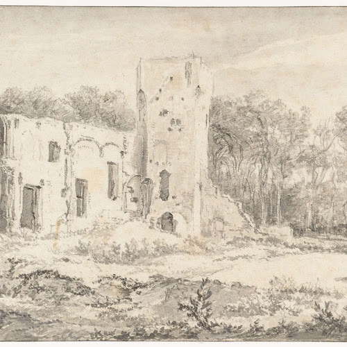 View of the Ruins of Egmond Castle, Jacob Isaacksz van Ruisdael, c