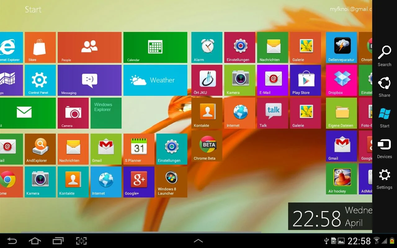 Windows 8 Metro Launcher Pro - ekran görüntüsü
