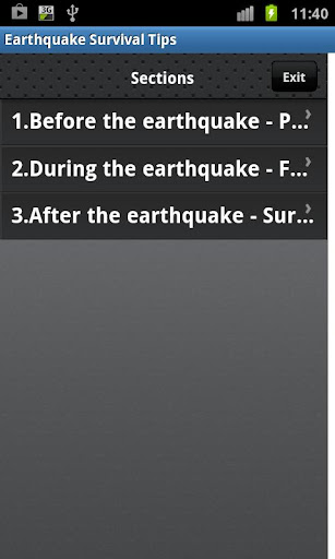 Earthquake Survival Tips