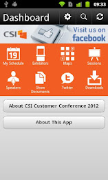 CSI Customer Conference 2012 poster 1