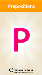 Grammar Express : Prepositions poster 1