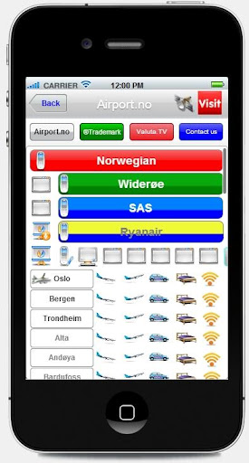 Norwegian Airports Live ArrDep