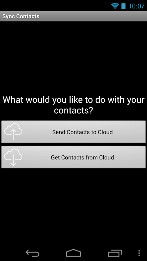 PhoneSwappr Transfer Contacts - screenshot