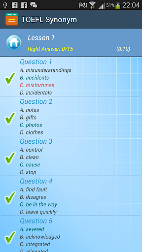 【免費教育App】Learn TOEFL Synonym FREE-APP點子