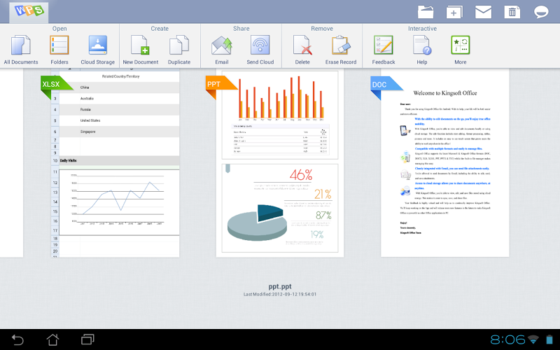 WPS Office [Kingsoft Office] v6.0.2 Download Apk