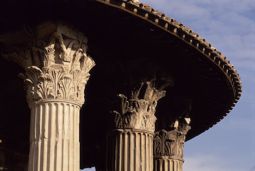 Temple of Hercules, columns post-conservation, 2000 — Google Arts & Culture