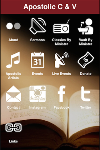 Android application Apostolic C&amp;V screenshort