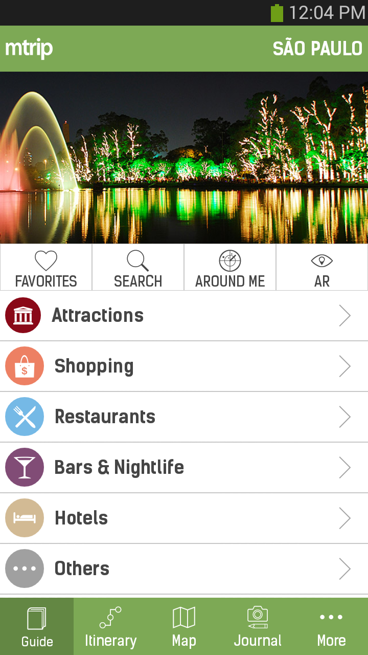 São Paulo Travel Guide – mTrip Screen 1
