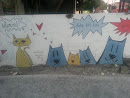 Cats Mural
