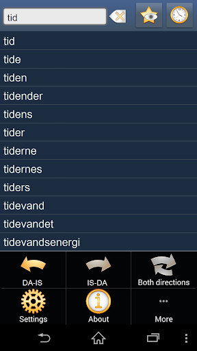 Danish Icelandic dictionary