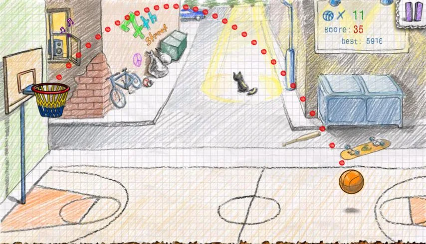   Doodle Basketball 2- screenshot 