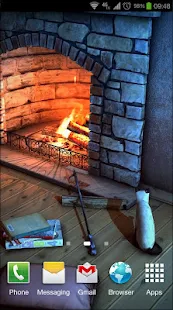 Fireplace 3D Pro lwp - screenshot thumbnail