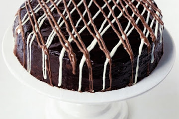 Chocolate drizzle & truffle torte
