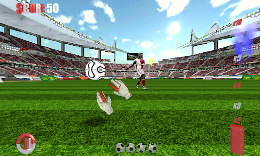 matchs de football gardien 3D Screen 3