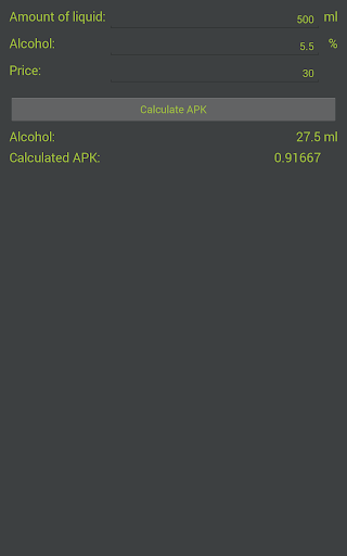 【免費購物App】APK-Alcohol per Krona (or €,$)-APP點子