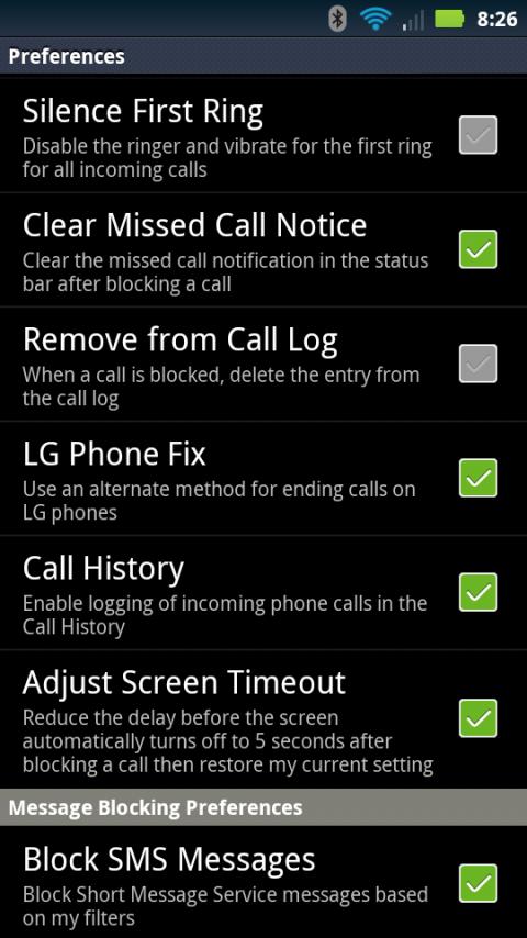    Advanced Call Blocker Pro- screenshot  