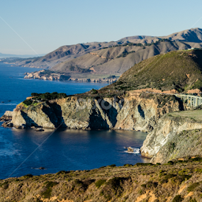 Bixby bridge in BigSur by Prosenjit Das - Landscapes Travel