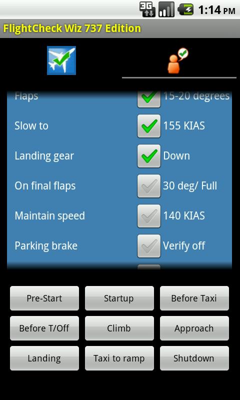 FlightCheck Wiz Screen 3