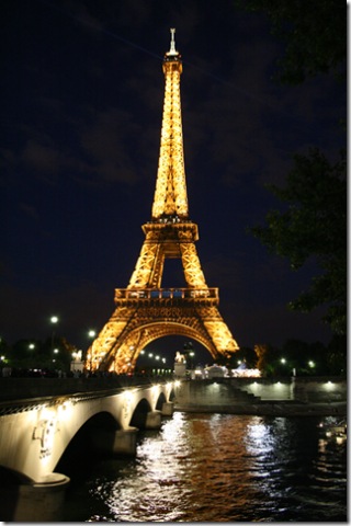 Eiffel Tower at night